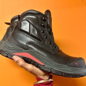 Red Wing Shoes Black and Red Men's Boots